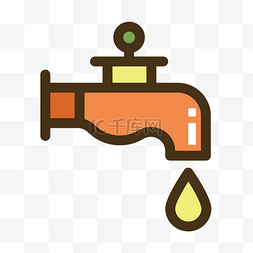 网页图片_扁平化水龙头
