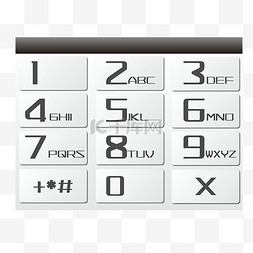 按键数字图片_老人机数字键盘