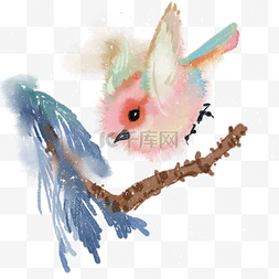 动物装饰的鸟儿图片_水彩动物手绘鸟儿元素