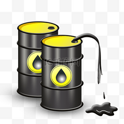 石油原油铁桶喷溅