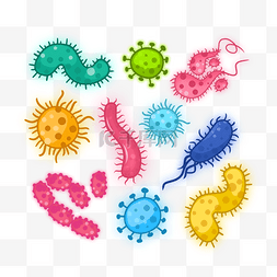 细菌病毒微生物冠状病毒感染图像