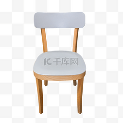 实拍正面木质椅子