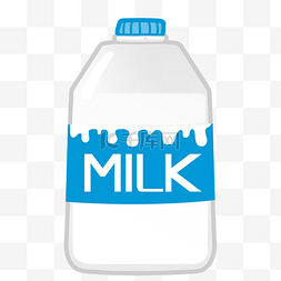 立体桶装牛奶图案