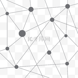 分子科技感海报矢量素材