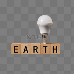 earth英文地球创意地球日图片