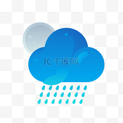 大雨将至图片_天气大雨图标