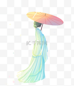 美人图片_撑着油纸伞的女子