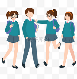 春晖中学图片_校园校服男生女生