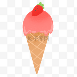 草莓图片_夏天夏日冰激凌