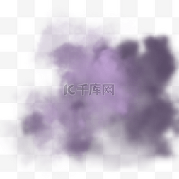 紫色雾烟图片_紫色层次感浓烟团雾
