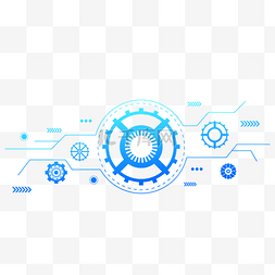 拟物齿轮图片_渐变科技齿轮