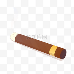 男士棕色图片_免扣矢量男士雪茄