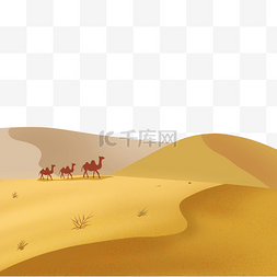 骆驼大漠