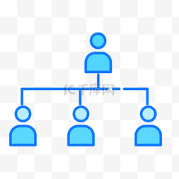 分组素材图片_天蓝色简约教育分组图标