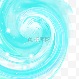 波纹星光图片_蓝色螺旋形水波星光光效