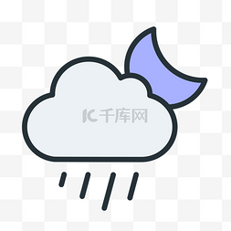 夜晚小雨