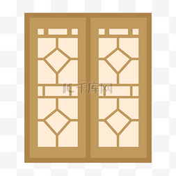 窗户图片_古代木头窗户
