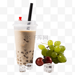 一杯珍珠奶茶夏天