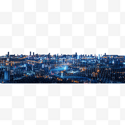 城市大气城市图片_蓝色大气商务城市