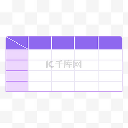 矢量图边框简约图片_矢量简约表格