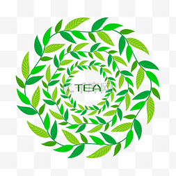 茶叶底纹图片_茶叶绿色底纹