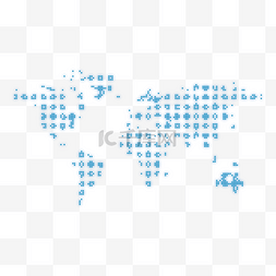世界地图图片_科技世界地图