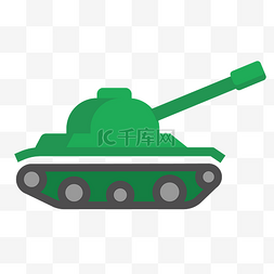 绿色军事武器坦克