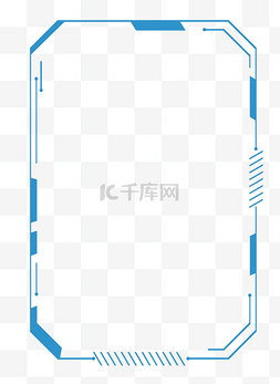 科技边框简洁边框图片_未来科技感边框重金属