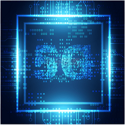 5g信息图片_蓝色科技数字化5g装饰