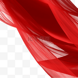 党图片_红色绸带红绸素材图