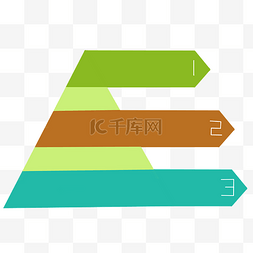 彩色数字目录图片_箭头彩色目录