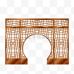 圆形大门图片_写实拱门大门