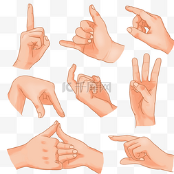 手指动图gif图片_手指操手势动作语言