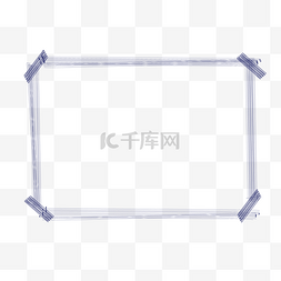 圆珠笔手绘标题框