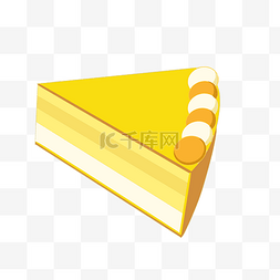 三角蛋糕png图片_甜食甜品三角蛋糕