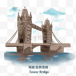 英国润肤霜图片_地标旅游城市伦敦塔桥