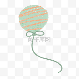 绿色气球条纹