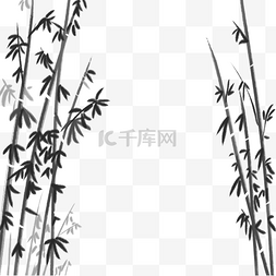 中国风竹叶背景图