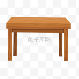 长形木质桌子嘻哈图