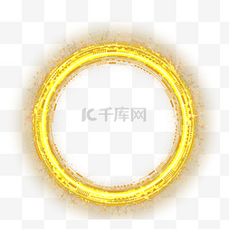 金色科技光圈环