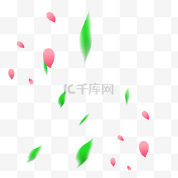 桃花图片_粉色桃花和绿色树叶
