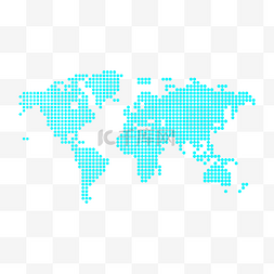 点状图片_科技世界地图