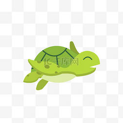 绿色的海龟免抠图