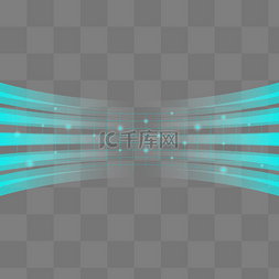 星空透视科技光效图片_曲面科技