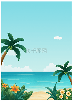 海边沙滩背景图片_海边背景PNG