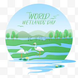 world wetlands day候鸟湿地
