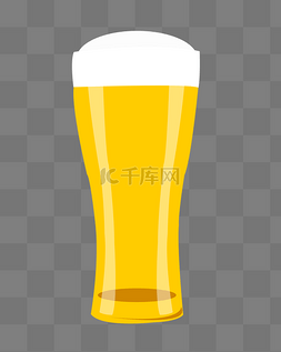 美味啤酒酒水插画
