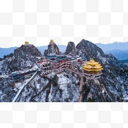 老君山雪景