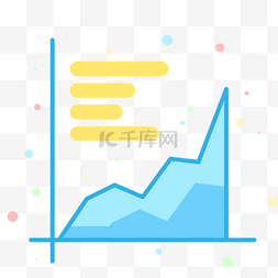 财务走势图免抠图