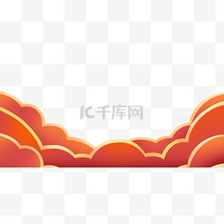 腾讯微云logo图片_微立体云层边框